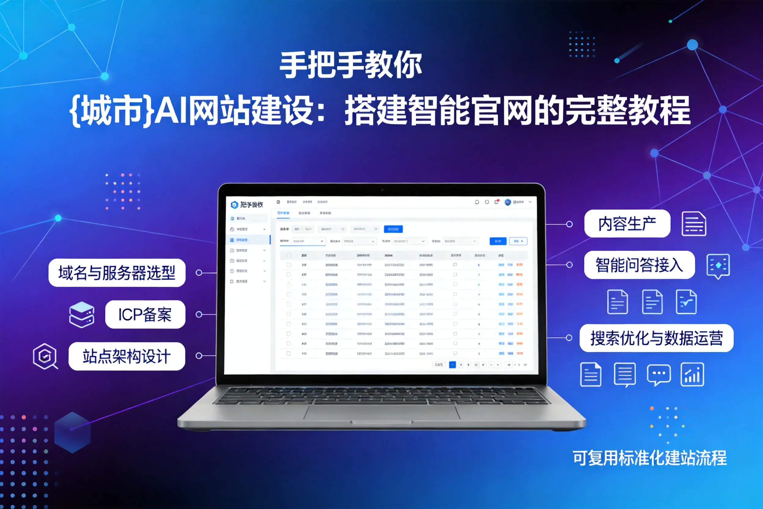 手把手教你南昌AI网站建设：搭建智能官网的完整教程