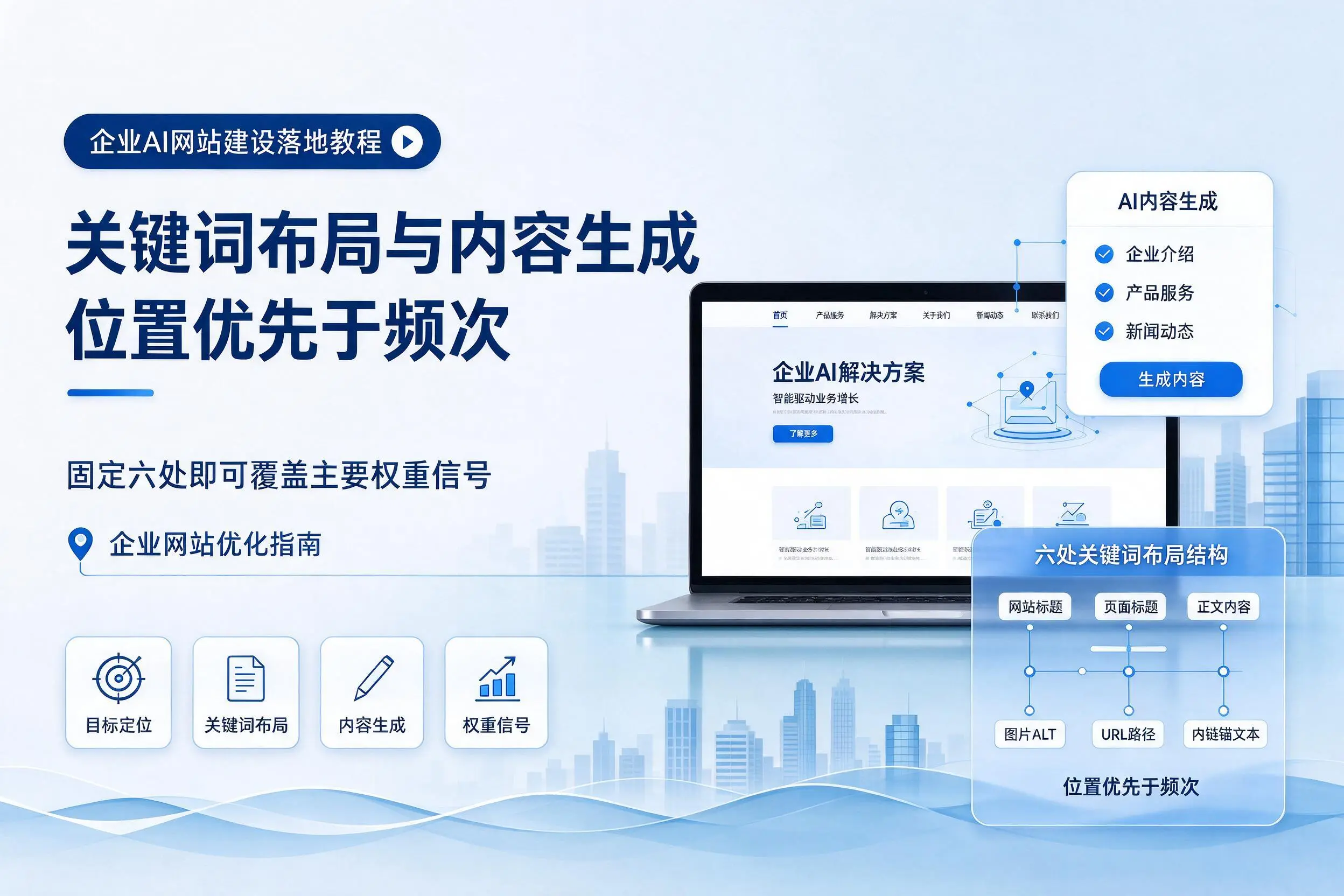 南昌企业AI网站建设落地教程：关键词布局与内容生成